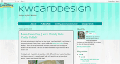 Desktop Screenshot of kwcarddesign.com