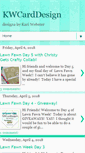 Mobile Screenshot of kwcarddesign.com